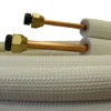 Kobberrør 3 meter, 1/4" x 3/8", med omløber, MTD