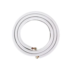 Kobberrør til varmepumper, 5m, 1/4'' x 1/2'' med omløber