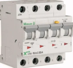 Kombiafbryder 16A 3P+N C 30mA 4M 6KA (HPFI type A))