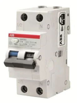 Kombiafbryder HPFI C 13A 30mA 1P+N, DSP201 C13 A30 - ABB