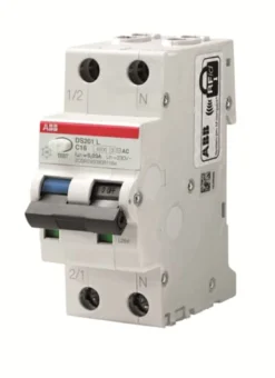 Kombiafbryder HPFI C 13A 30mA 1P+N, DSP201 C13 A30 - ABB