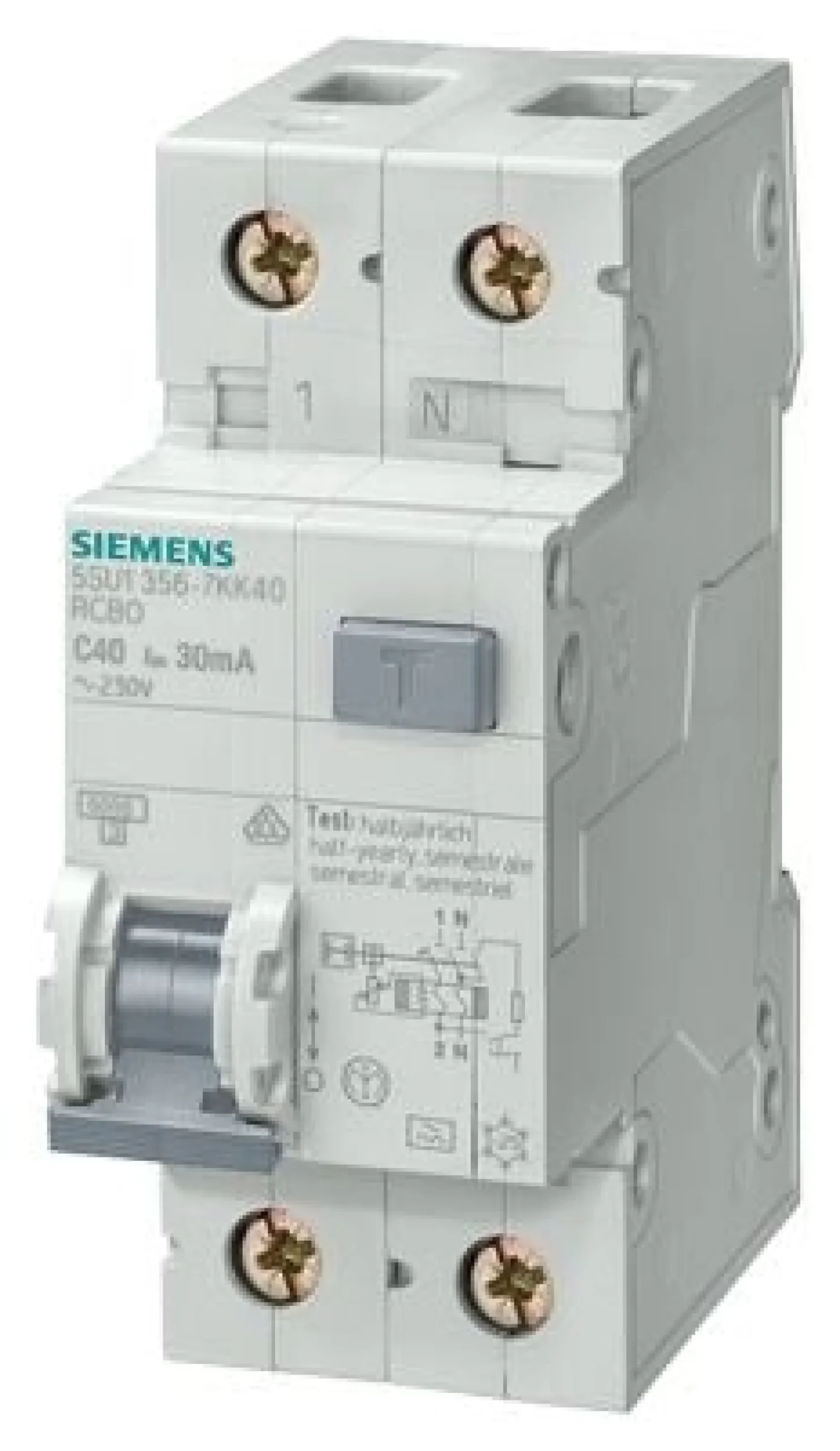 Kombiafbryder 300mA, 6kA, 1 polet + nul C 10A