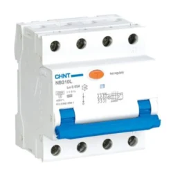 Kombiafbryder RCBO Chint, 3P+N, C karakteristik, 20A, 30mA, 6kA