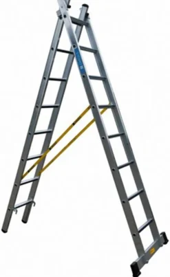 Kombistige 42572 prof, 6,1 meter, 2 x 12 trin, 2-delt