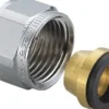 Kompressionskobling 1/2" x 10 mm, Messing, Forniklet