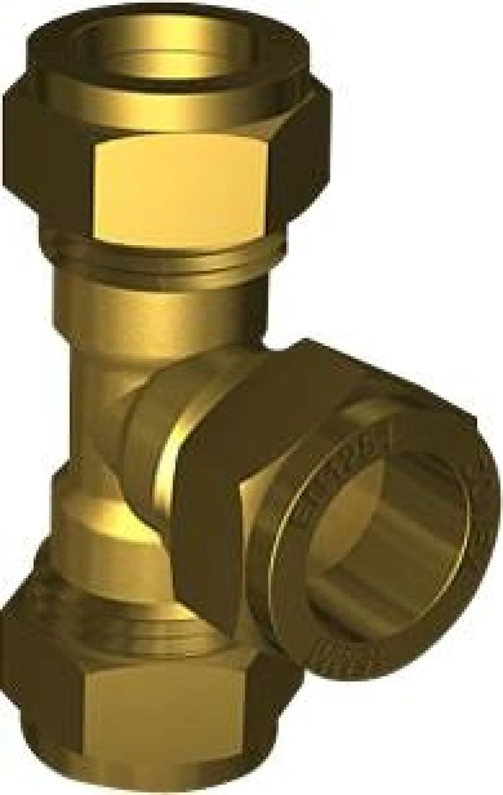 Kompressions tee til kobberrør, 15 x 15 x 15 mm – Øvrige