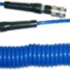Kompressorslange, 8 mm, 5 meter, med koblinger muffe/nippel