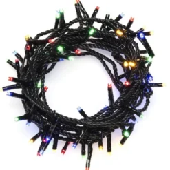 Konstsmide multifarvet LED lyskæde, 80 lys