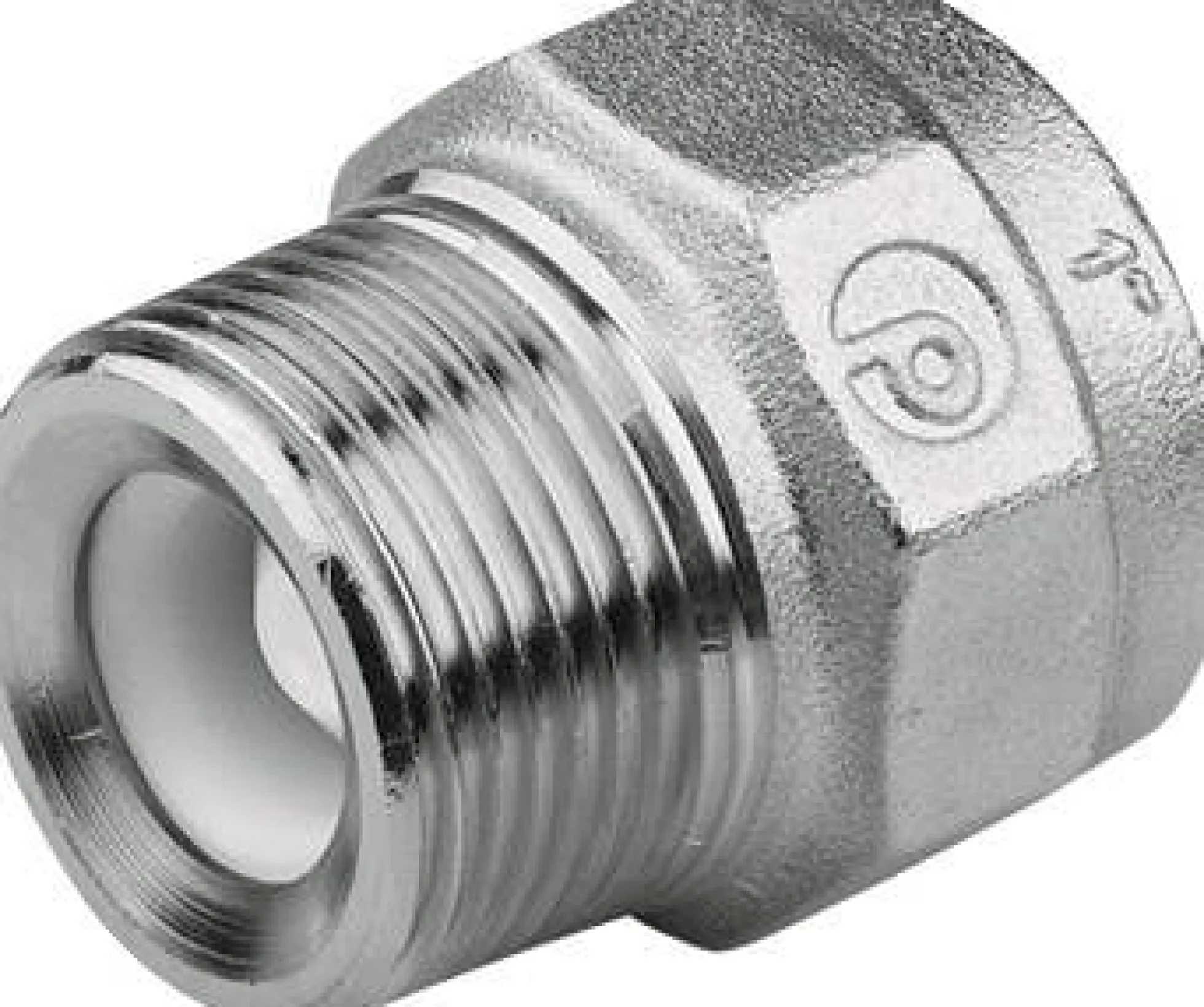Kontraventil kort m/n (CR) 3/4", Messing, Forniklet