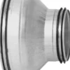 Kort centrisk reduktion m. nipler Ø250 mm til Ø125 mm