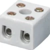 Kronemuffe, porcelæn, 2 polet, 4 mm²