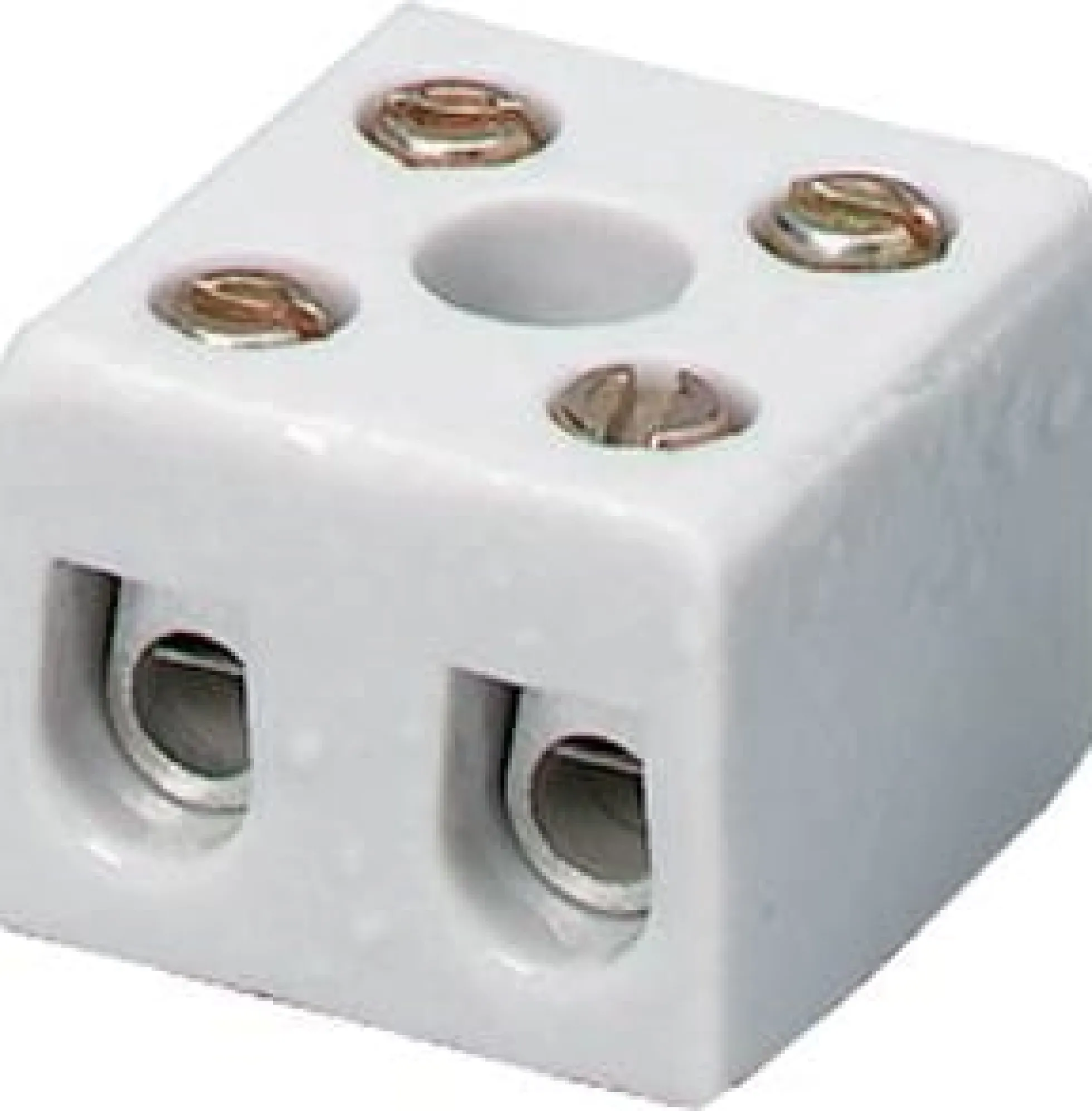 Kronemuffe, porcelæn, 2 polet, 4 mm²
