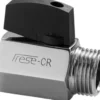Kuglehane Securex mf/np m. håndtag - 1/2"