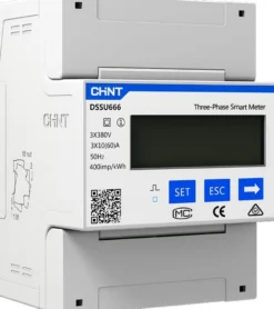 KWh måler 3-faset 80A, kW, kvar/h, PF. MID kl. 1, RS485/Modbus