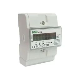 kWh måler LCD 3F kl.1 80A MID