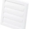 Lamelventil 180x180 mm, Ø100 mm, rød, type 70/10C