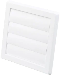 Lamelventil 180x180 mm, Ø100 mm, rød, type 70/10C