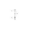 Lampefatning & roset, Designer - Antik bronze, 150 cm ledning, E27