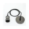 Lampefatning & roset, designer, sort perle farve, 150 cm ledning, E27