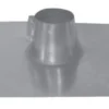 Øland tagindækning TID-0-400, Ø400 mm, 0-5°, galvaniseret, inkl. rørkrave