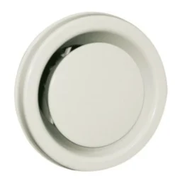 Øland udsugningsventil kso, Ø100 mm, uden ramme, ral 9003