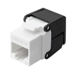 Lanview Cat5e uafskærmet flip jack keystone