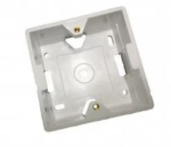 Lanview EURO-bagboks hvid 80x80 mm