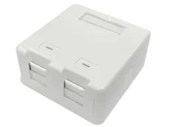 Lanview overflademonteringsboks til 2 x RJ45-stik