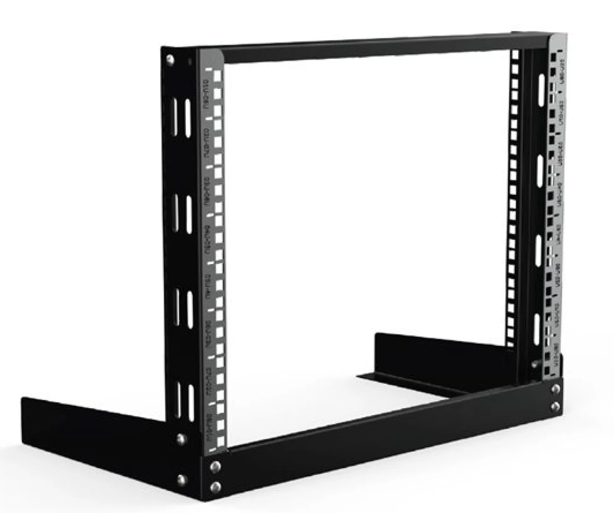 Lanview 19" 4U bordhylde til loftmontering sort 600x300 mm