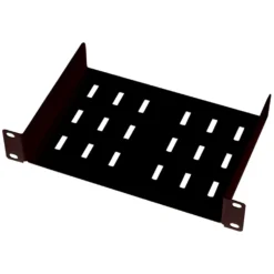 Lanview 10" 1U fast hylde 150 mm dybde sort