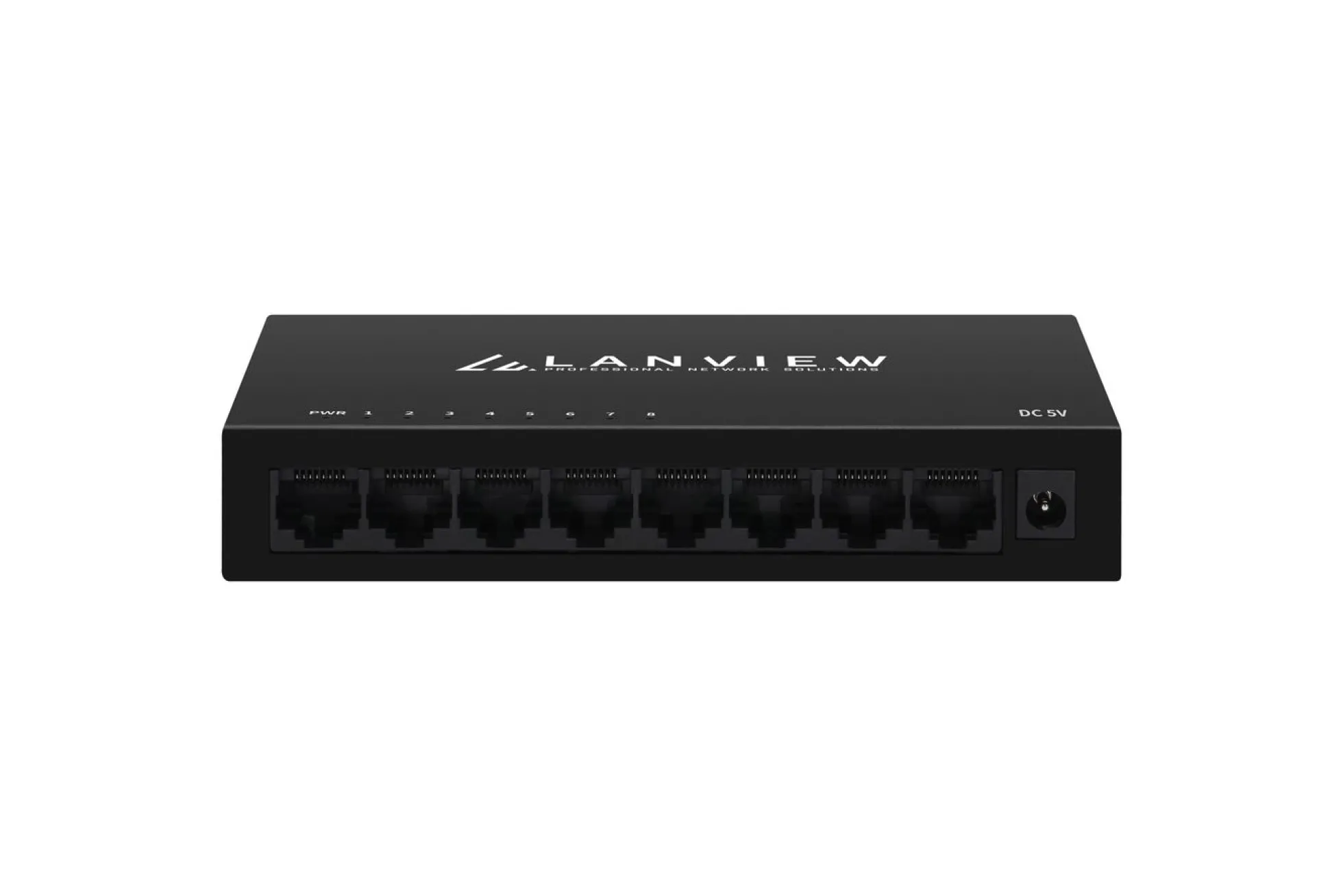 Lanview Unmanaged 8-ports switch, 10/100/1000Mbps Ethernet