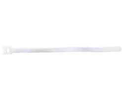 Lanview Velcro strips, 20 centimeter x 12 millimeter, hvid