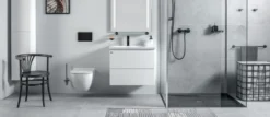 Laufen Basal væghængt toilet, SC & QR sæde, hvid