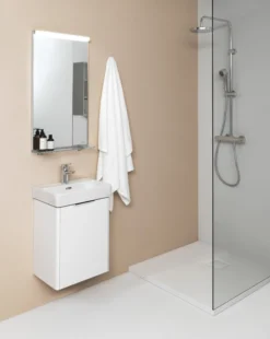 Laufen Base underskab, højrehængt låge, 41,5 cm, hvid (mat)