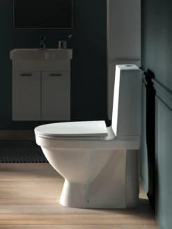 Laufen Kompas gulvstående toilet, skjult S-lås, LCC, 46 cm