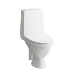 Laufen Kompas Gulvstående toilet med åben S-lås, limning, 650x360mm. Hvid LCC glasur.