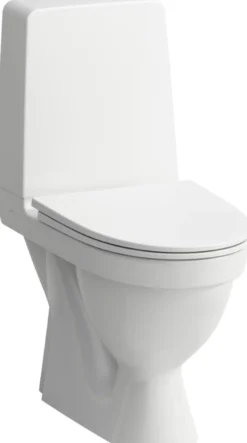 Laufen Kompas gulvstående toilet, skjult S-lås, rimless, limning, hvid
