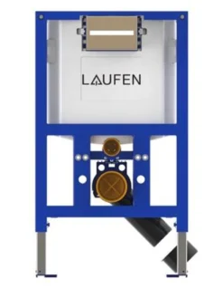 Laufen LIS indbygningscisterne, 82 cm, top/frontbetjent, 4,5/3 l