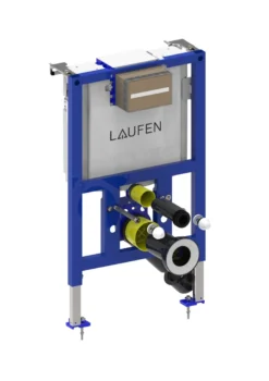 Laufen Lua toiletpakke, komplet inkl. cisterne, toiletskål, SC toiletsæde og trykknap