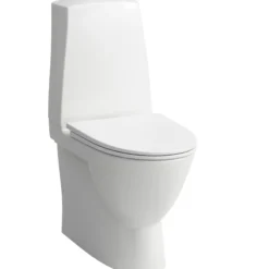 Laufen Pro N Gulvstående toilet med P-lås, BTW, limning, hvid LCC glasur
