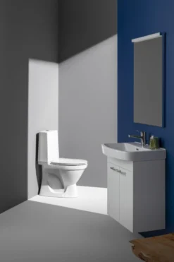 Laufen RIGO Gulvstående toilet, skjult s-lås, 650x360mm. Hvid.
