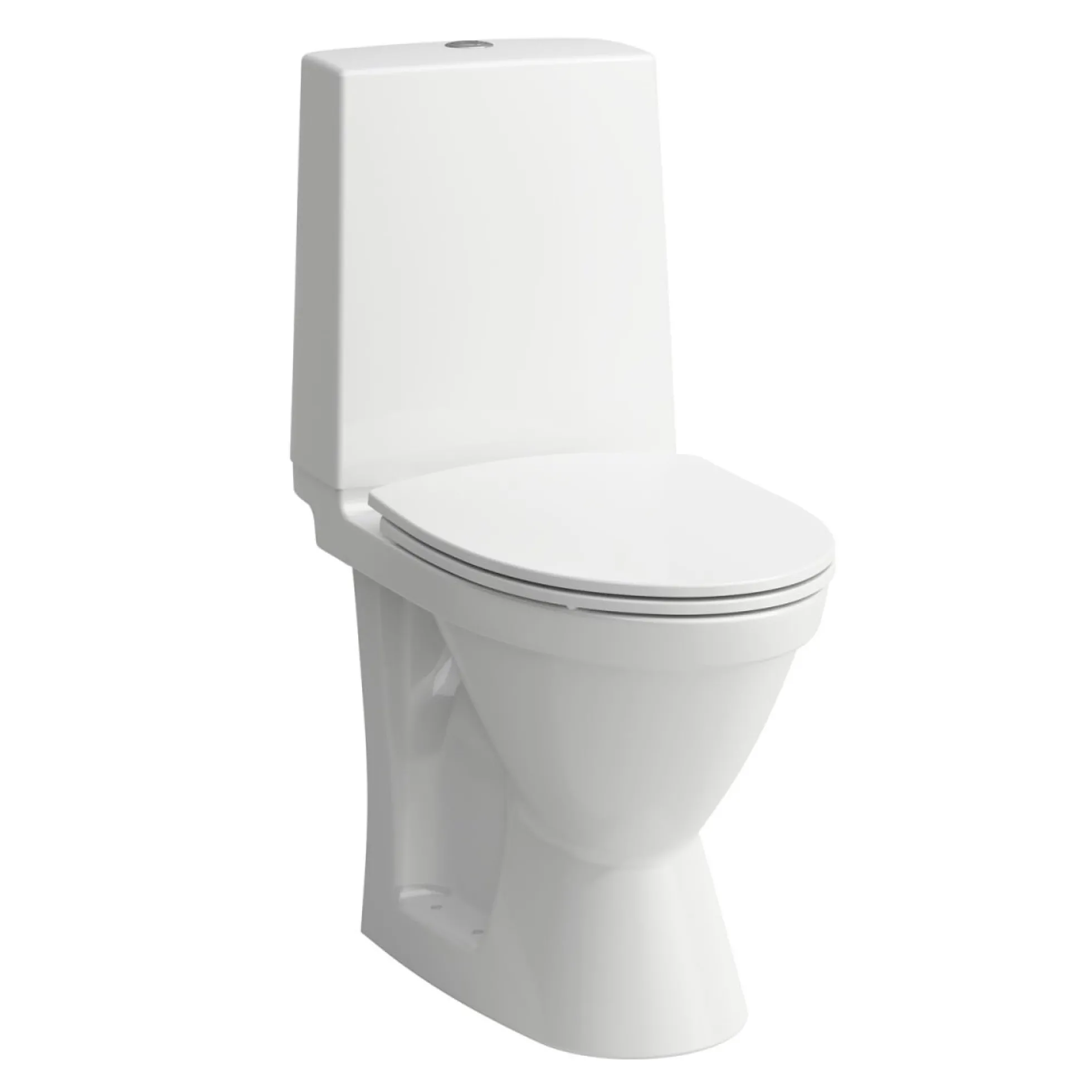 Laufen RIGO Gulvstående toilet, P-lås, 650x360mm. Hvid.