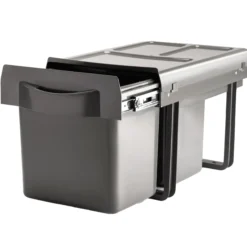 Lavabo Amsterdam affaldssystem, 2 x 16 liter, grå