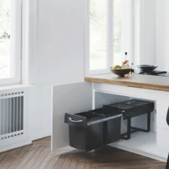 Lavabo Amsterdam affaldssystem, 2 x 16 liter, grå