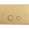 Lavabo Luna trykplade, 2-skyl, til indbygningscisterne, messing