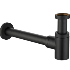 Lavabo Luna vandlås, 1 1/4x32mm til vægmontering, matsort
