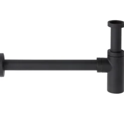 Lavabo Luna vandlås, 1 1/4x32mm til vægmontering, matsort