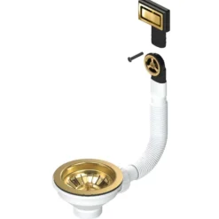 Lavabo universal afløbssæt, messing