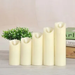 LED bloklys, 15 cm, batteri, indendørs (restsalg)