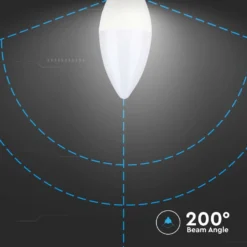 LED kertepære, 4,5W, E14, 6500K, 470lm, RA80 - V-TAC